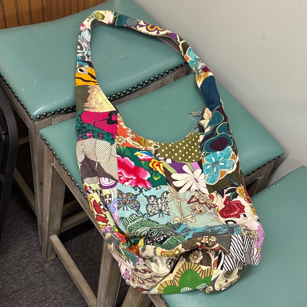 Colorful Patchwork Shoulder Bag
